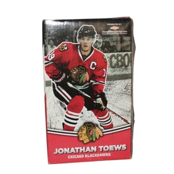 Vintage Kick10 Chicago Blackhawks  Jonathan Toews Bobblehead in Box - Picture 1 of 8